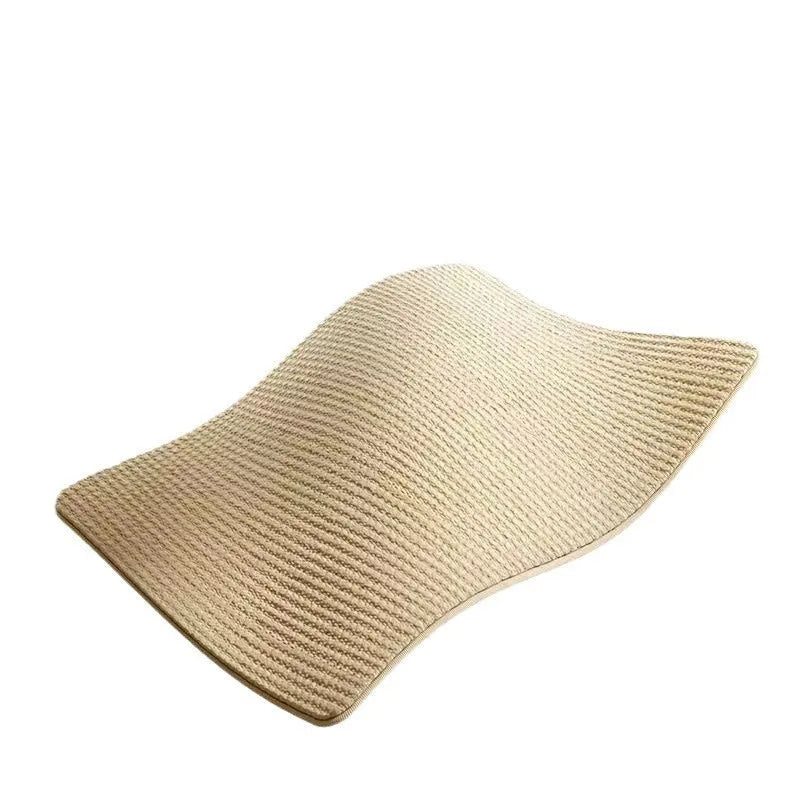 Sisal blanket cat scratch board in pastoral design available in small or large sizes