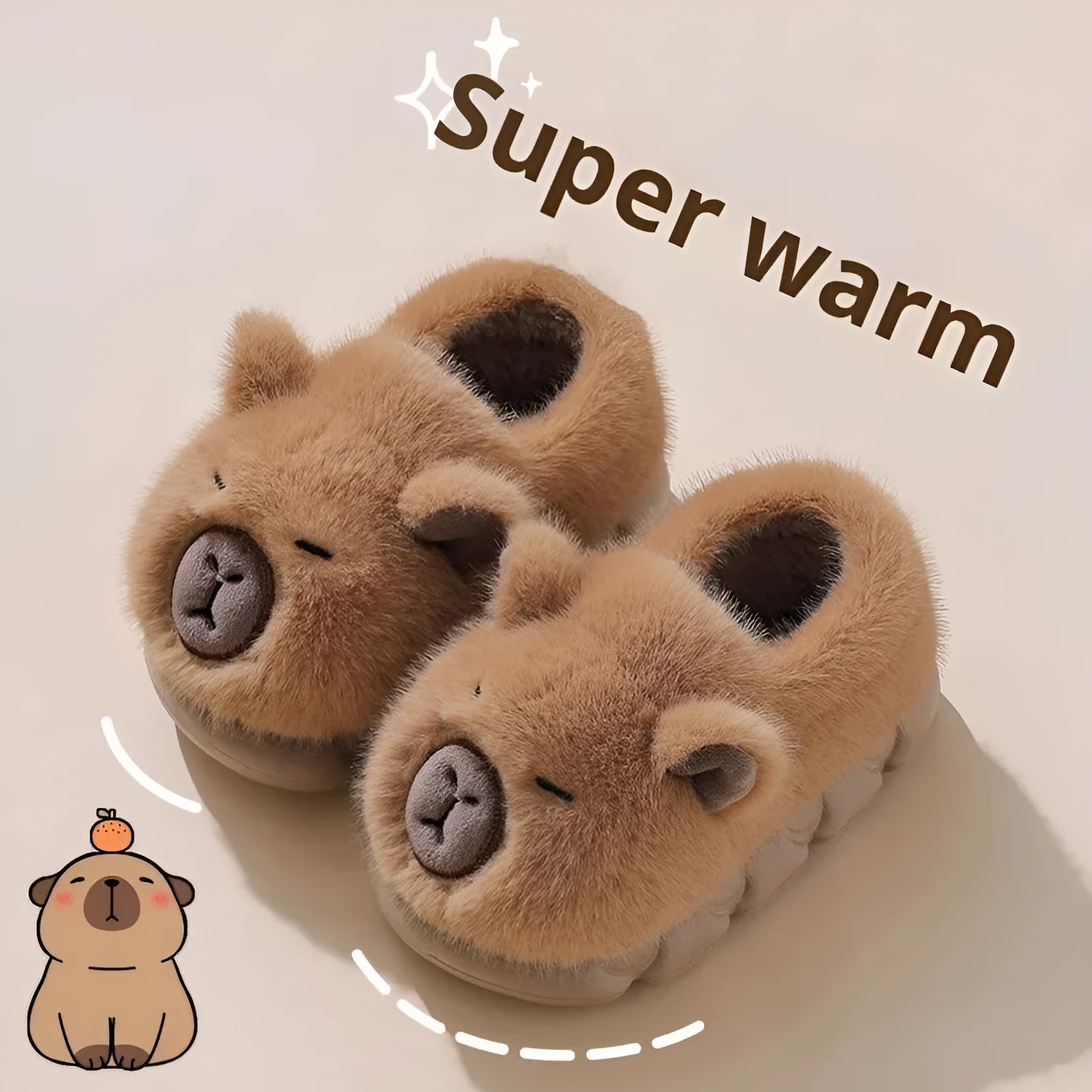 Kappabala children's cartoon EVA slippers in dark coffee colour for kids