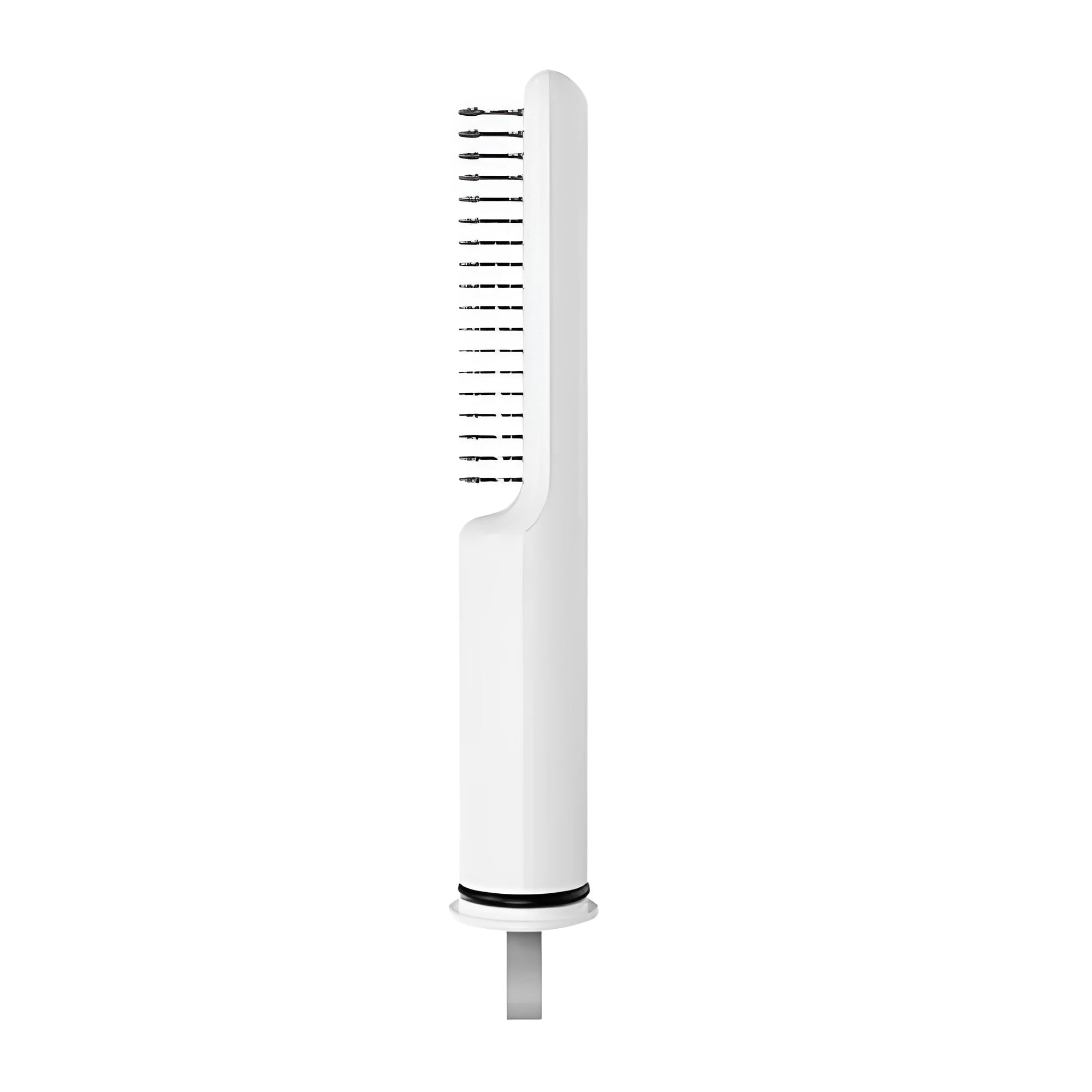 Stainless steel pet dematting comb with user-friendly handle for removing knots and mats from dog's coat
