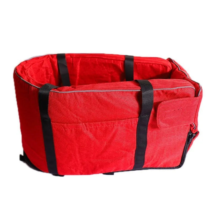 Four seasons car dog kennel for pet transport in grey, blue, red, or grey mesh colour