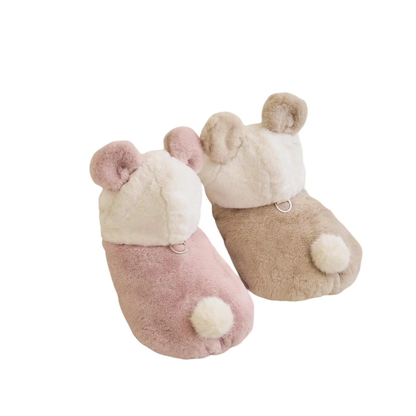Light pink polyester pet coat for dogs and cats in casual style with size options