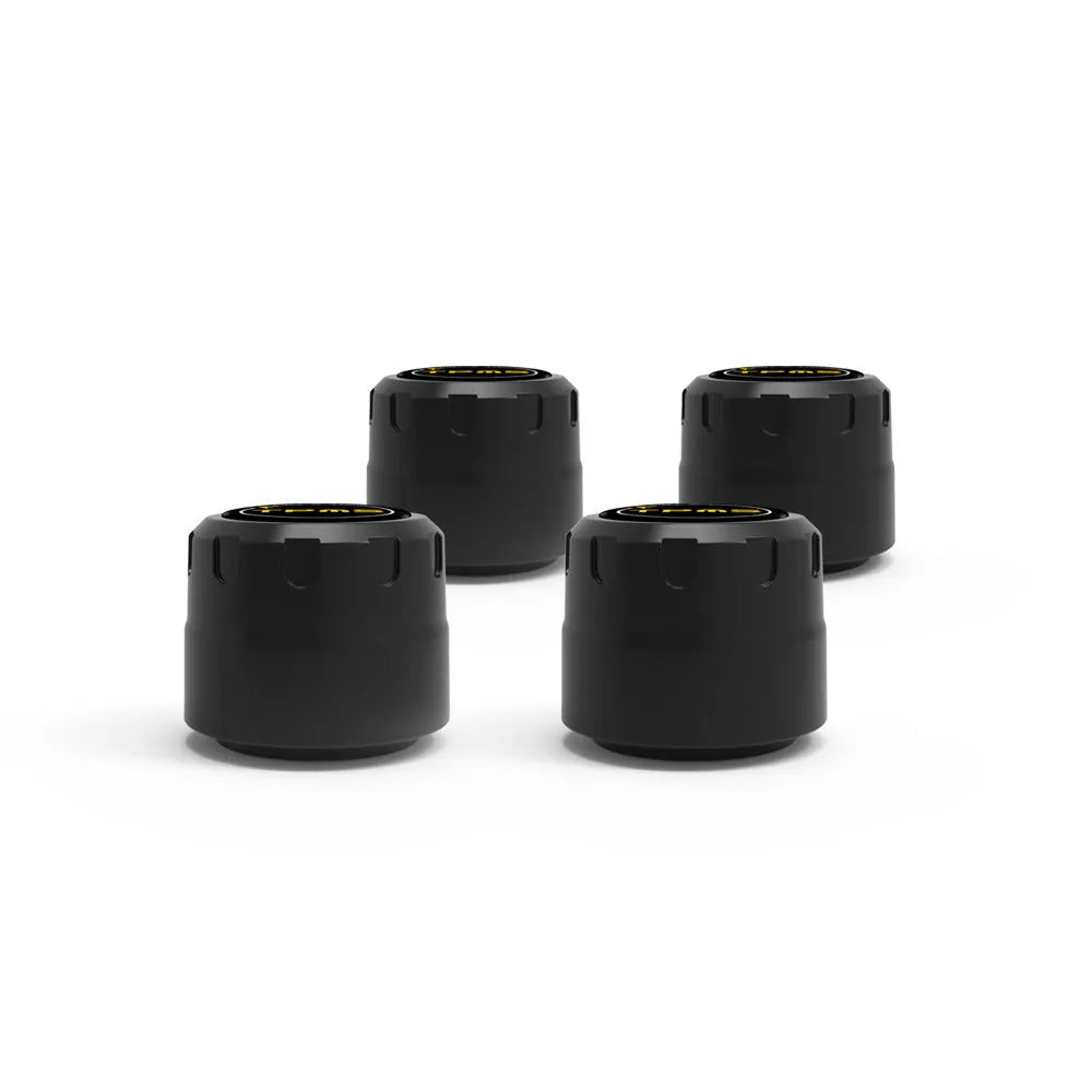 Bluetooth 5.0 automotive tyre pressure monitoring system with four sensors and installation tools
