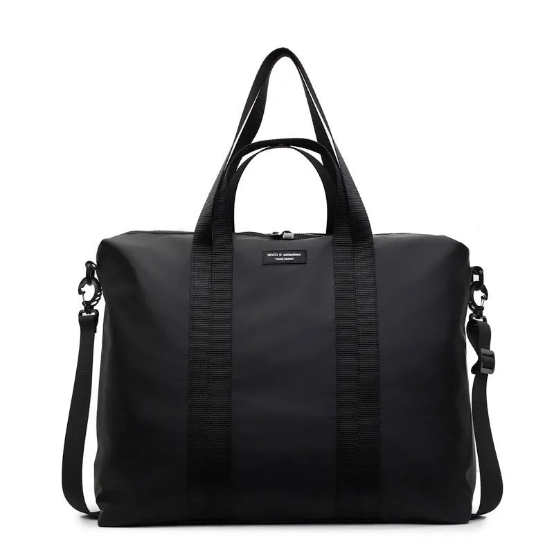 Oxford cloth lightweight tote bag in black, grey or champagne with 20-35L capacity