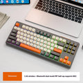 Free Wolf M87 wireless Bluetooth dual-mode keyboard in blueberry, cheese, coffee, and shimmer colour options