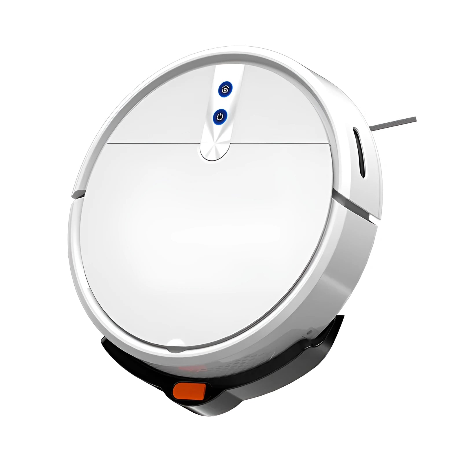 White or black automatic sweeping robot vacuum cleaner with remote control for household use