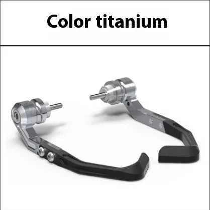Pair of CNC machined black bow protection guards for CBR650F CBR650R motorcycle brake horn