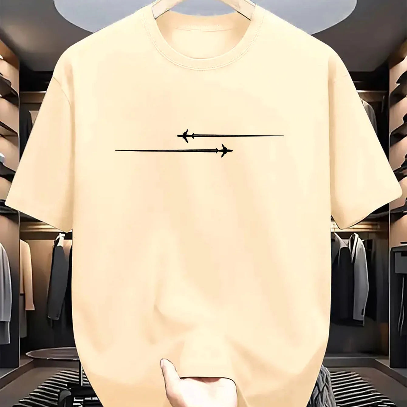 Cartoon printed cotton blend loose t-shirt available in multiple colours and sizes