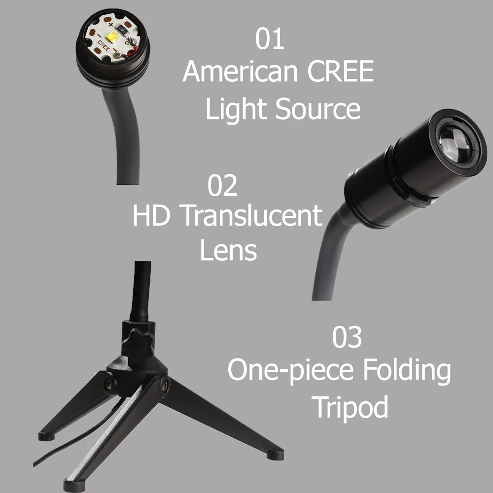 2 in 1 star projector showing Earth and Moon projection effects with adjustable hose bracket