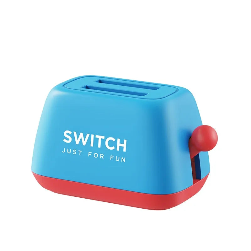 ABS Switch game card storage box with anti-slip base in green, purple, and yellow-purple colour options