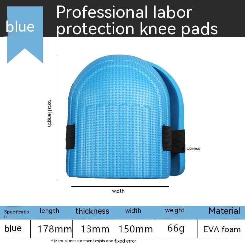 EVA foam kneecap pads in four colours for work kneeling protection