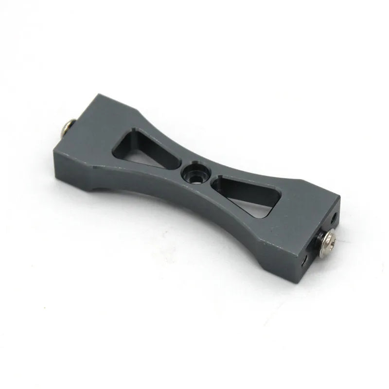 Military remote control car metal parts set with grey alloy components and black tyres