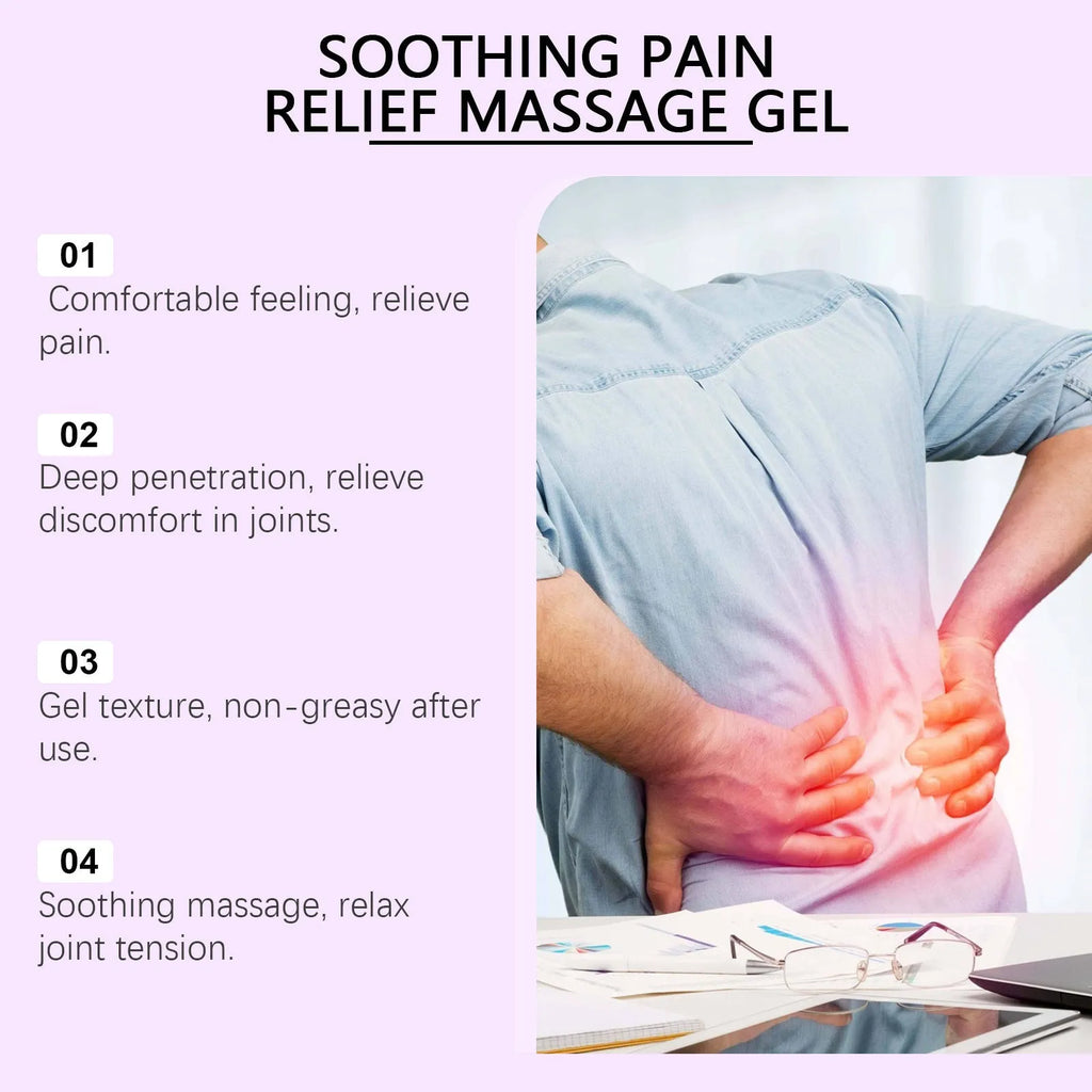 100g tube of body massage gel for daily joint, knee and elbow care