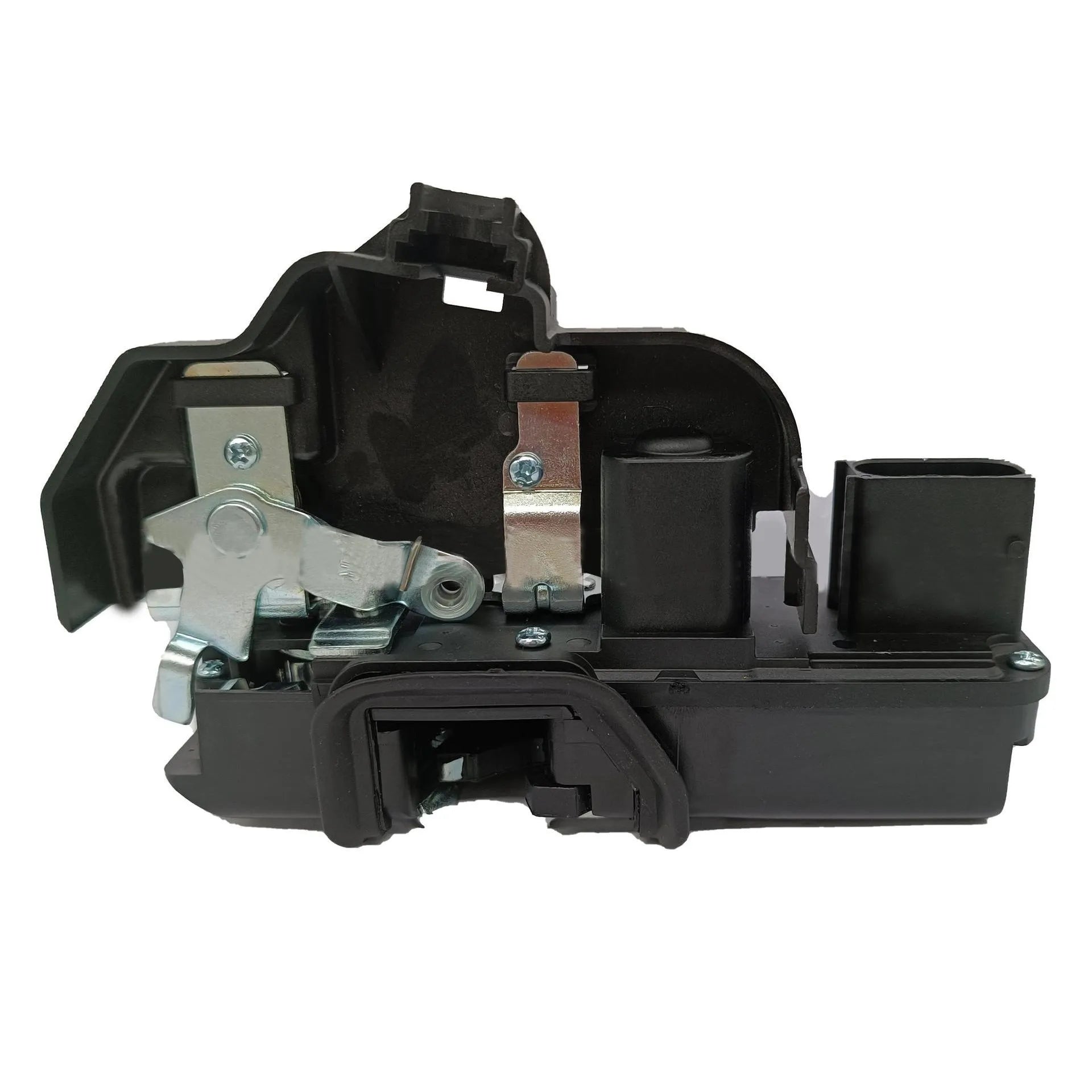 Black plastic door lock actuator for Cadillac SLS right front door replacement
