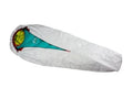 Outdoor climbing sleeping bag cover with mummy structure and dirt-proof construction