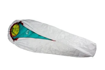 Outdoor climbing sleeping bag cover with mummy structure and dirt-proof construction