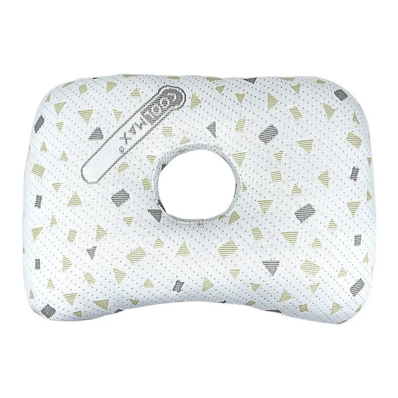 Beauty salon single hole ear pillow in New Chinese style, shown in a grey colour option.