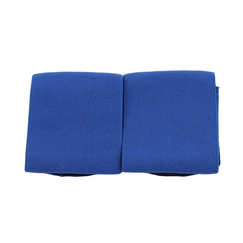 Rubber football shin guard tape belt measuring 25x6.5cm in four colour options