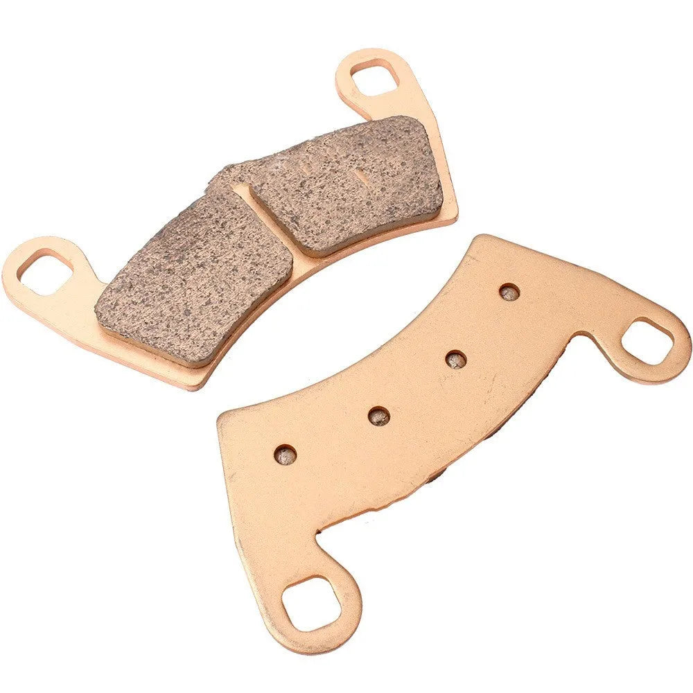 FA452 sintered brake pads for Polaris UTV vehicles showing metallic construction