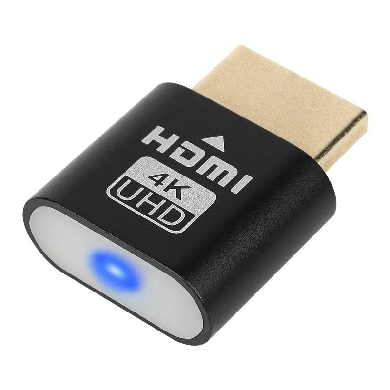 Graphics card HDMI virtual display adapter with 26.5mm interface for screen spoofing