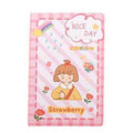 Cartoon A5 notebook with 30 sheets showing cute bear cover design