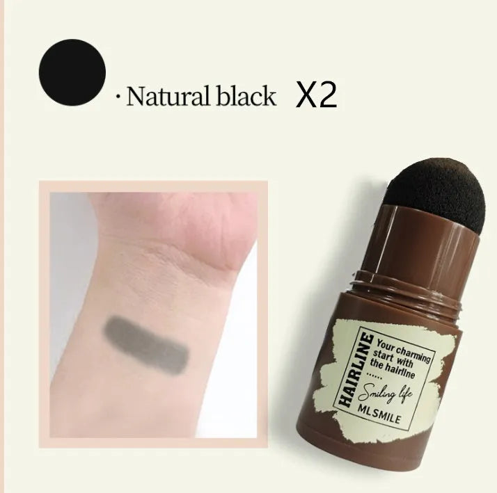 Brow stamp shaping kit with retouching shadow stick and 24 eyebrow cards for natural eyebrow shape