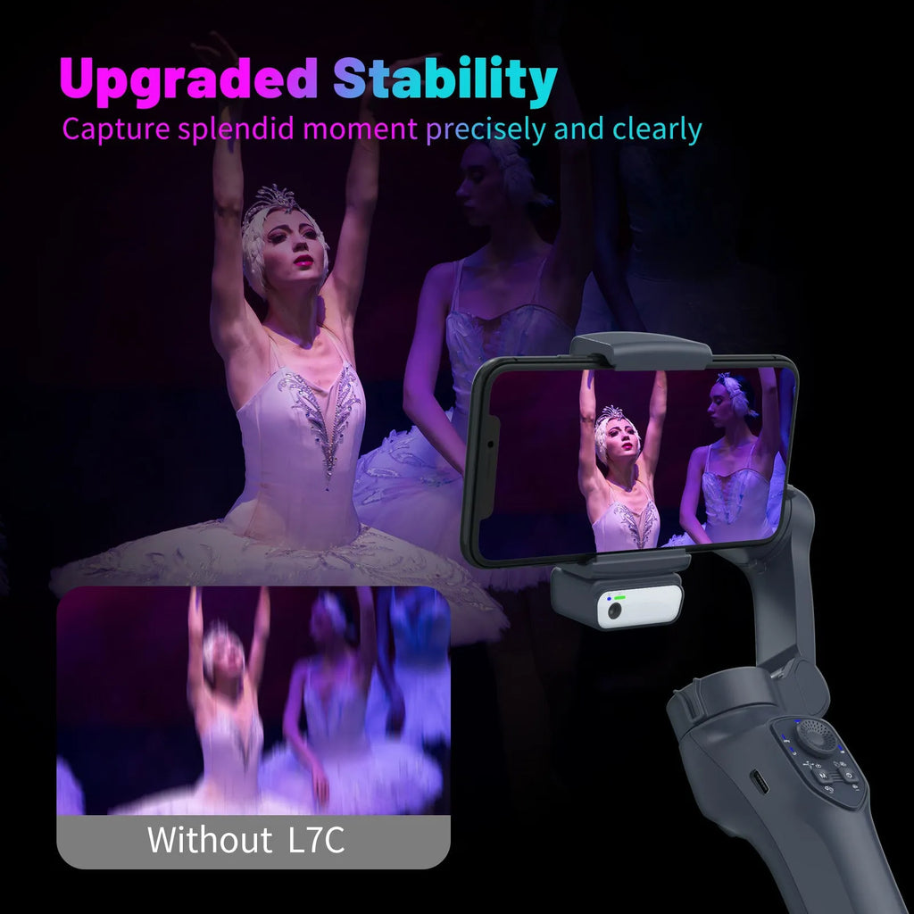 RK series foldable handheld smartphone gimbal stabiliser in gun colour finish