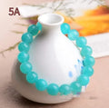 Grade 7A Amazonite natural scattered beads in blue-green 7A Level Ice colour, polished stone beads for jewellery making