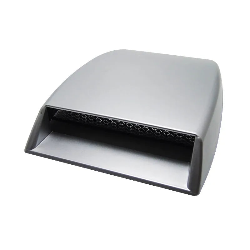 Black ABS plastic car decoration simulation air vent for dashboard styling.