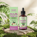 60ml bottle of dog milk thistle extract nutrient solution with turmeric and Omega-3 liquid supplement