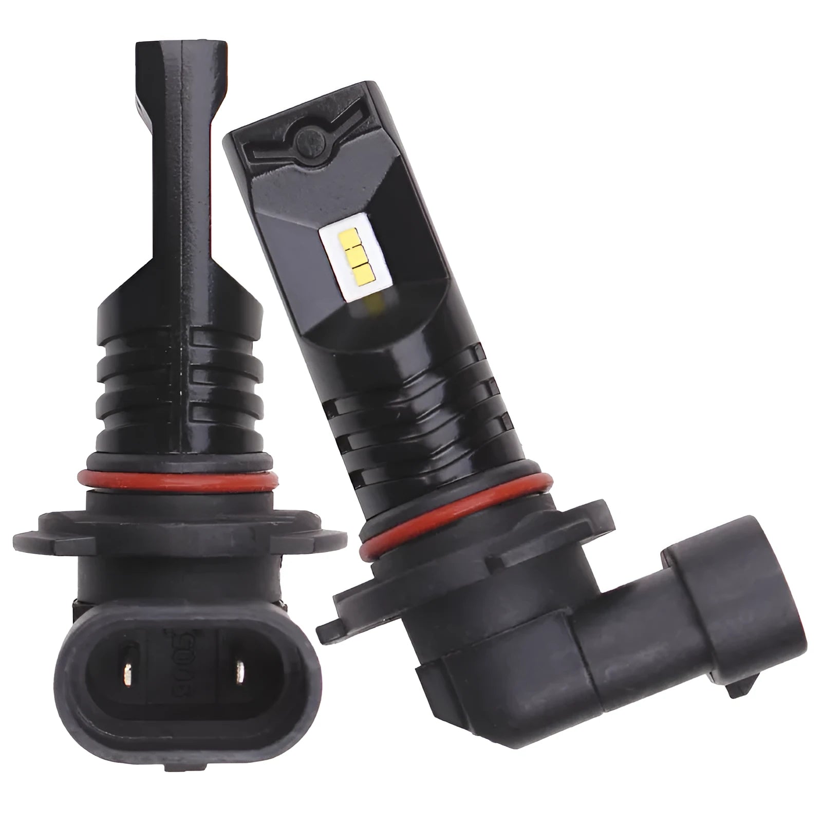 CSP LED automotive fog light bulb with aviation aluminium housing and six white LED chips