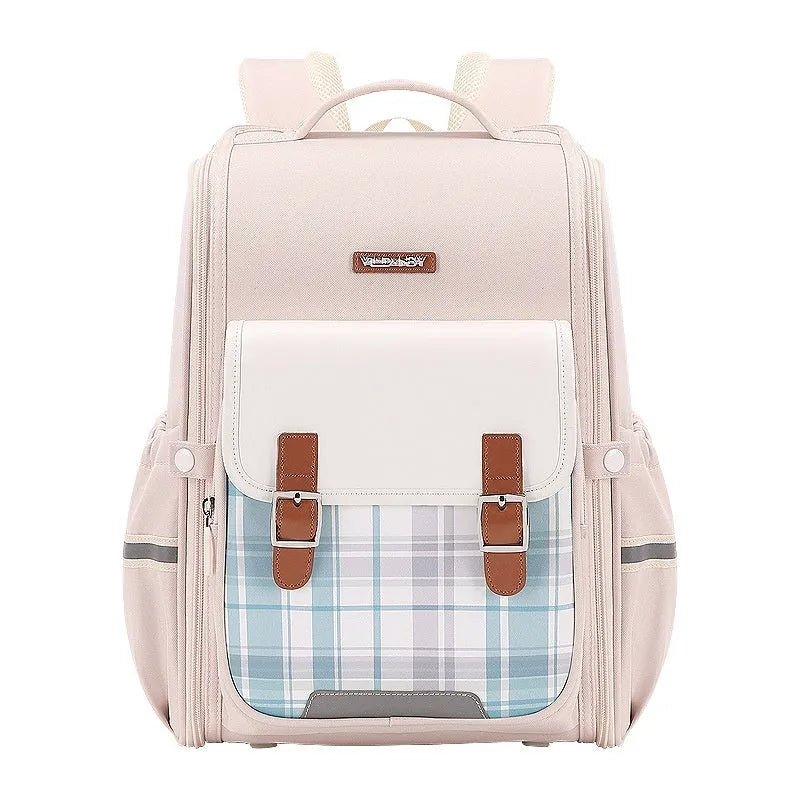 Lightweight Oxford cloth student school backpack in multiple colour options for Grades 5-6