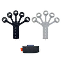 Silicone finger flexion and extension trainer with tension rope and adjustable belt for adult rehabilitation
