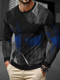 Men's milk silk long sleeve pullover with round neck in multiple colour options