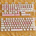 141-key mechanical keyboard keycap set with dye sublimation printing on five sides