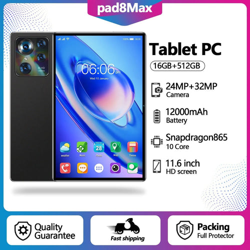 10-inch Tablet PC Smart Call Google Edition with 10.1-inch screen in Black colour