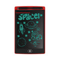 Electronic writing board for children with LCD screen in black, white, red, or green colours