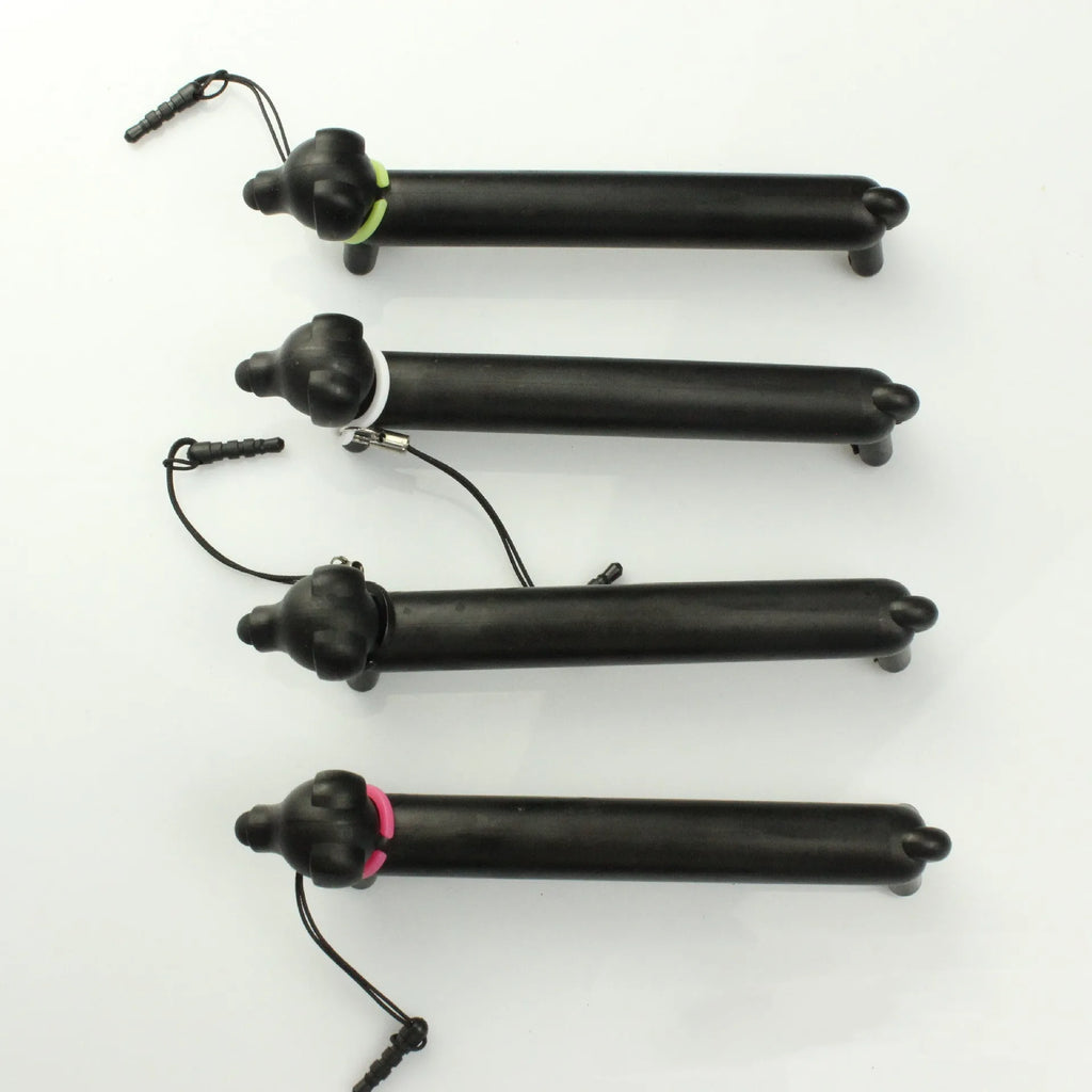 Black dog shaped touch screen stylus pen with phone holder function