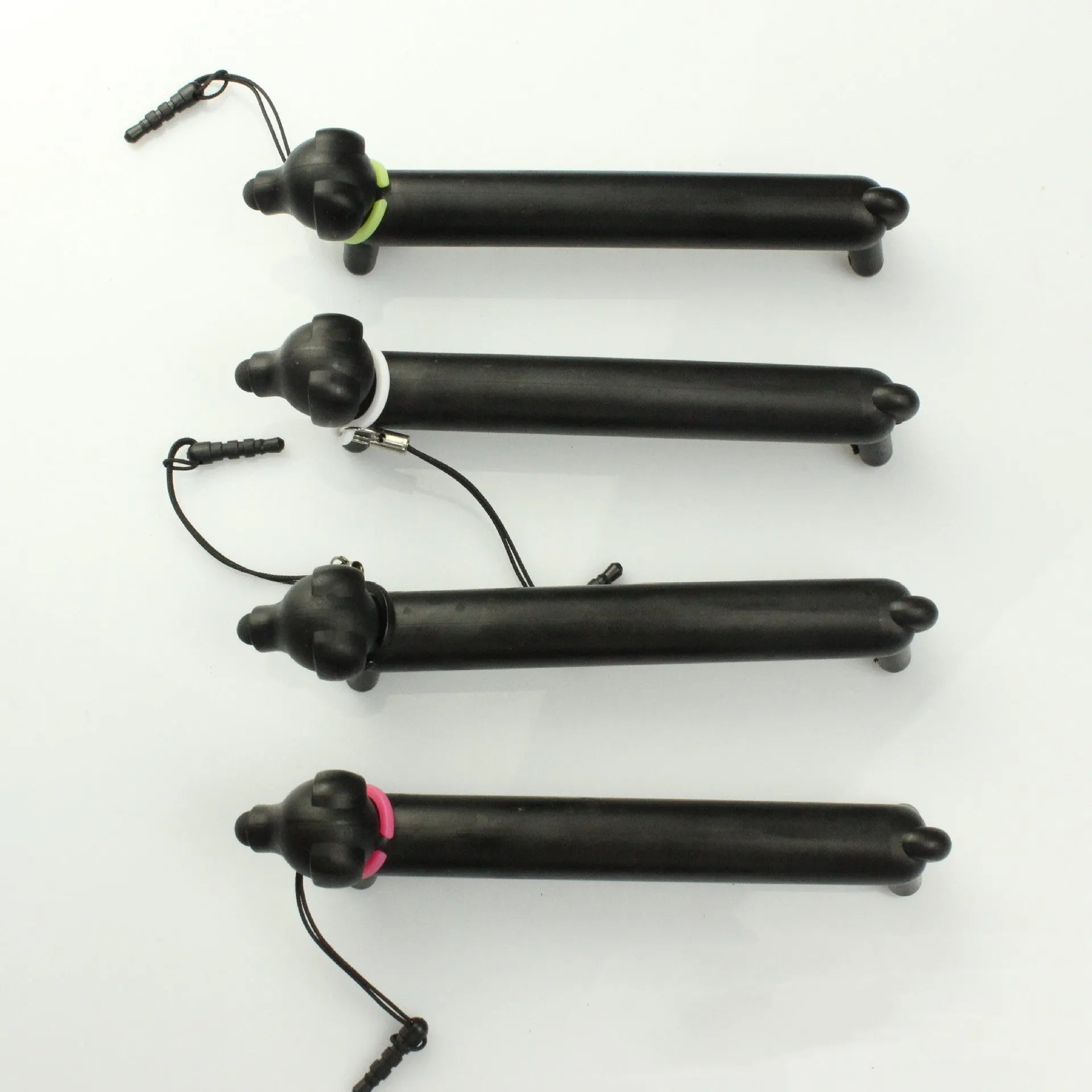 Black dog shaped touch screen stylus pen with phone holder function