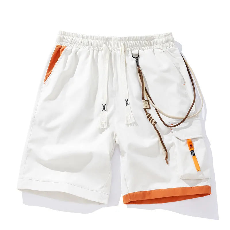 Men's plus size bamboo fibre shorts in straight leg cropped design available in four colours