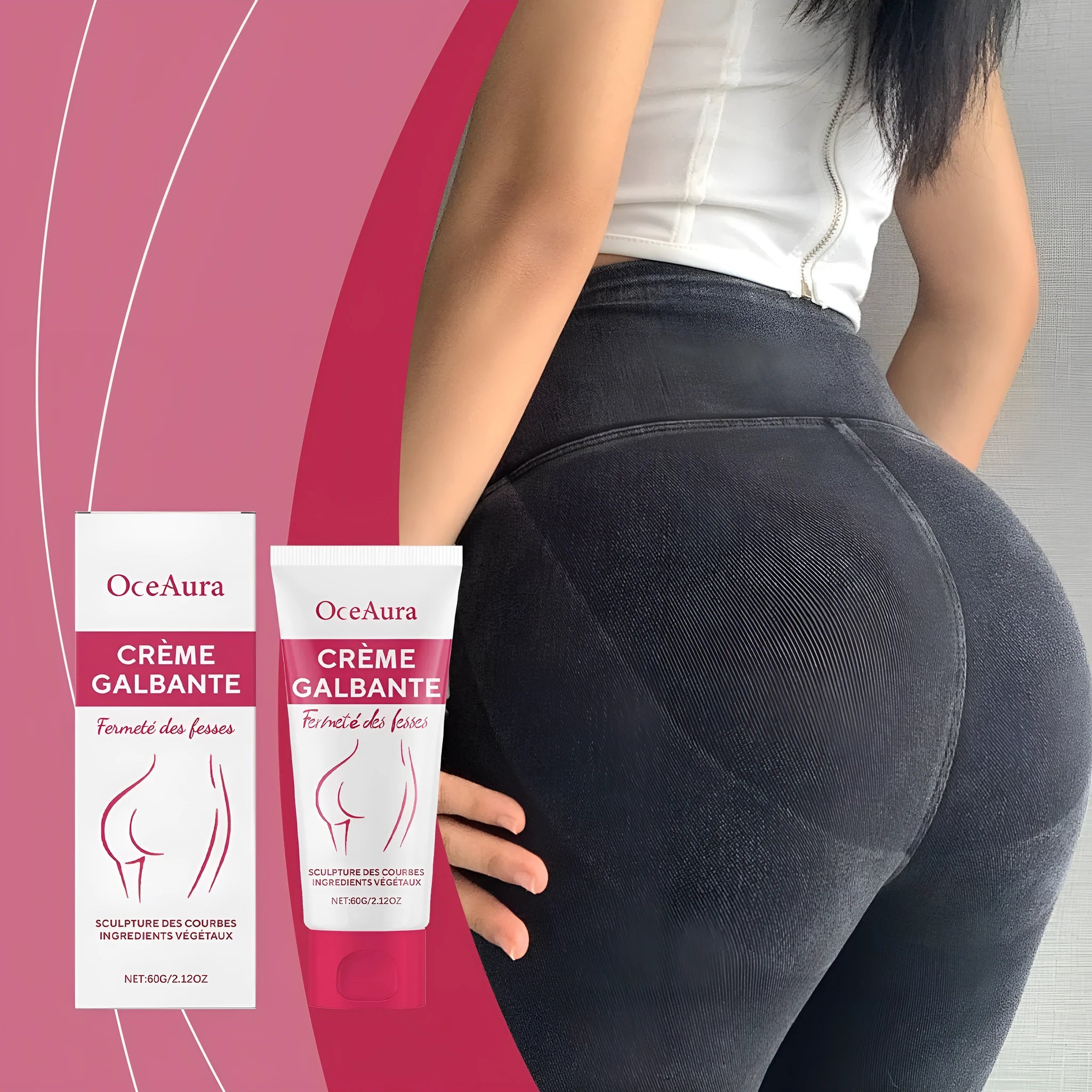60g tube of hip and neck tightening cream with centella and coffee seed extracts